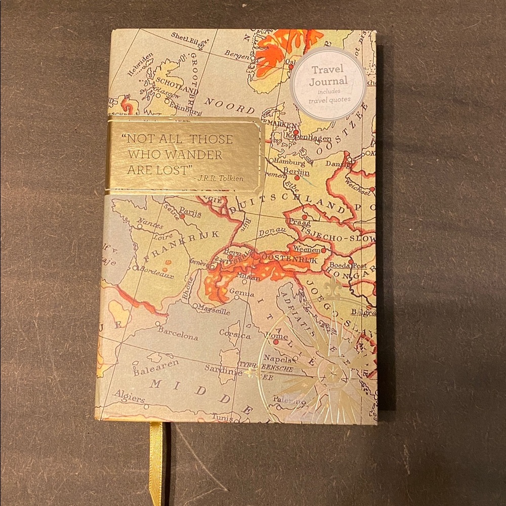 Eccolo Travel Journal Notebook Includes Travel Quotes NEW